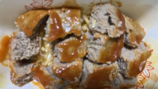 【宅配クック123】強制自主トレで仰向けゴキブリ状態2025.11.25朝食 