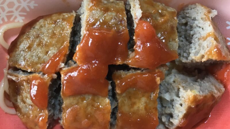 【宅配クック123】トマトソースハンバーグ2023.3.1夕食 