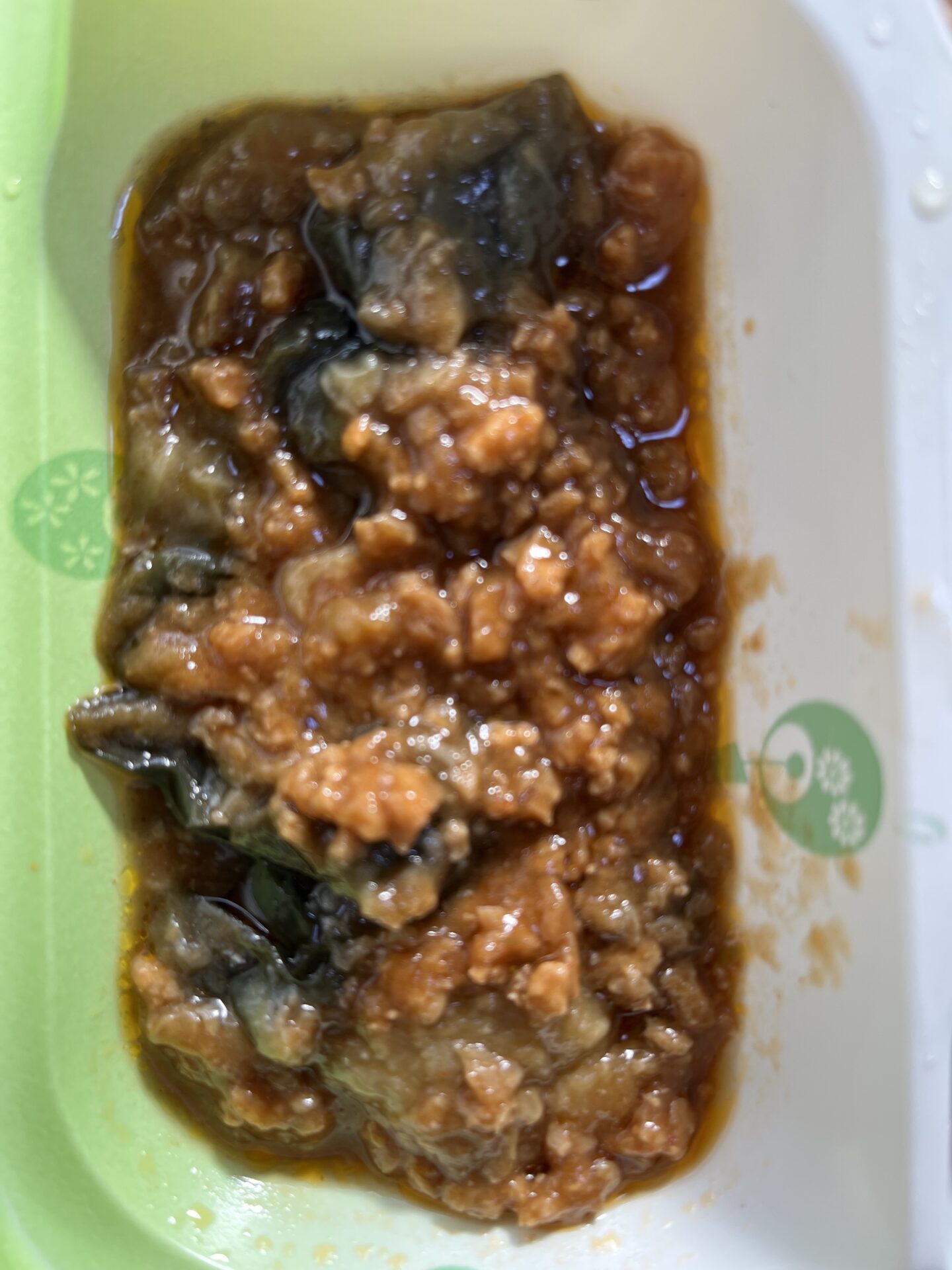 宅配クック123
麻婆茄子（角一味噌）
2025.7.18朝食